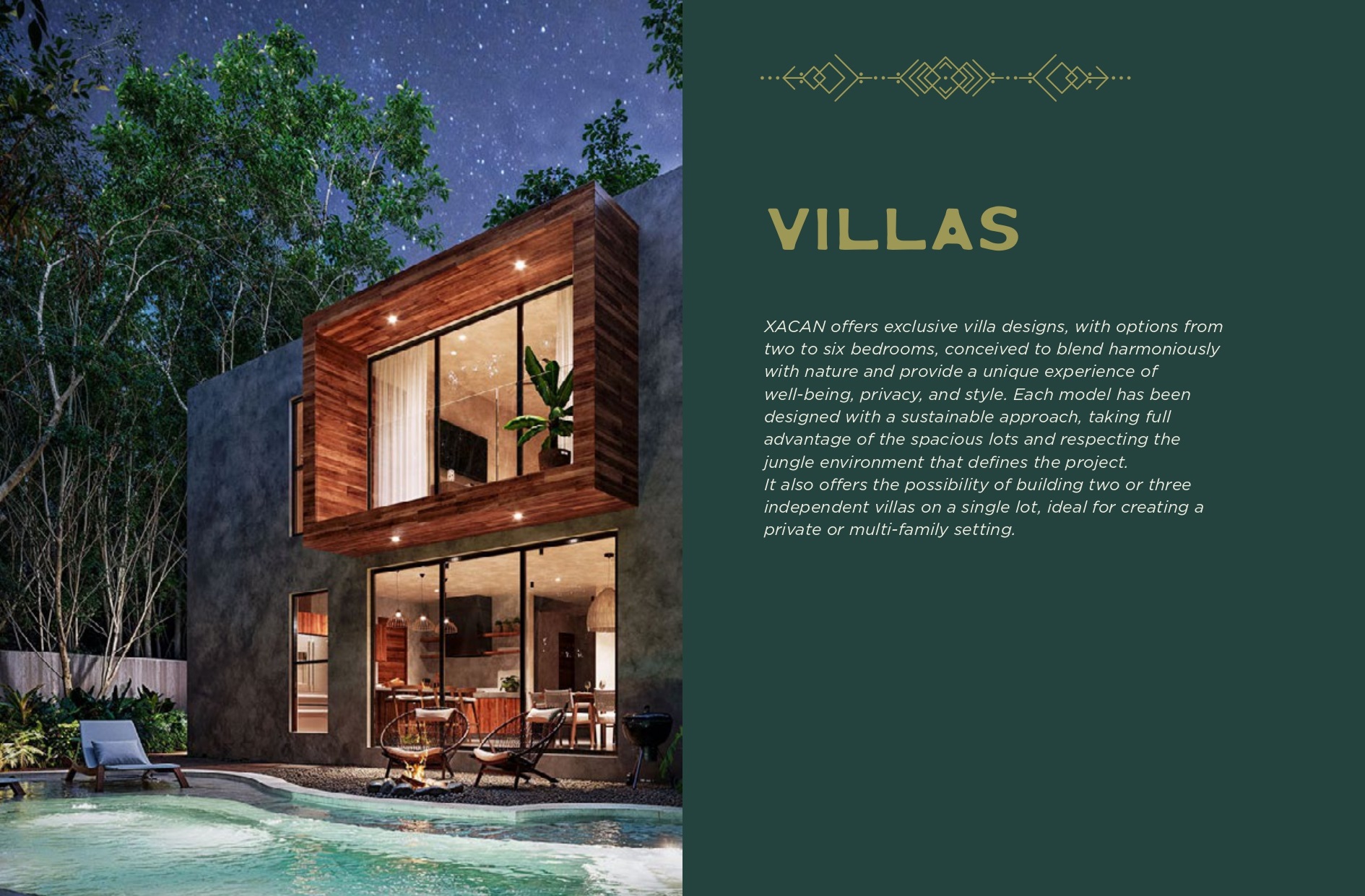Footer visual